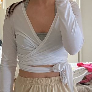 lululemon long sleeve wrap top